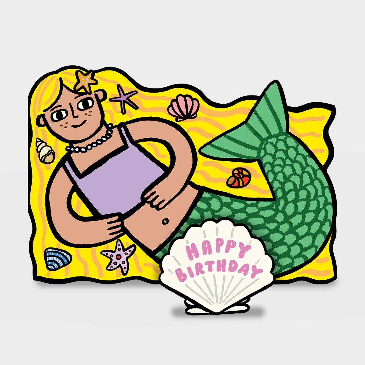 Mermaid With Mini Card