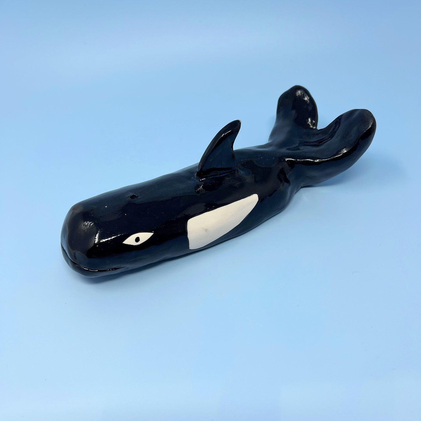 Studio Todd Big Whale Incense Burner. Front View