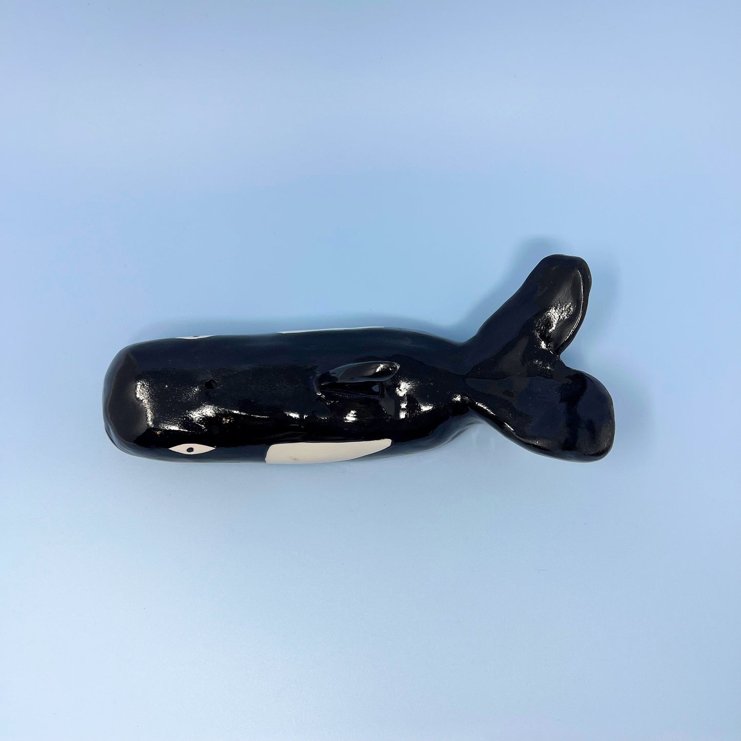 Studio Todd Big Whale Incense Burner. Top View