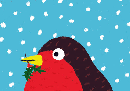 Robin Christmas Card