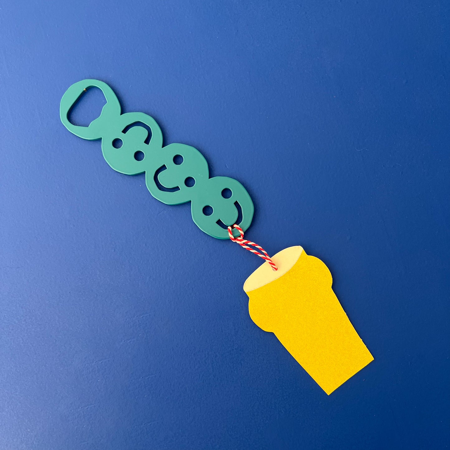 Teal Cheersie Bottle Opener