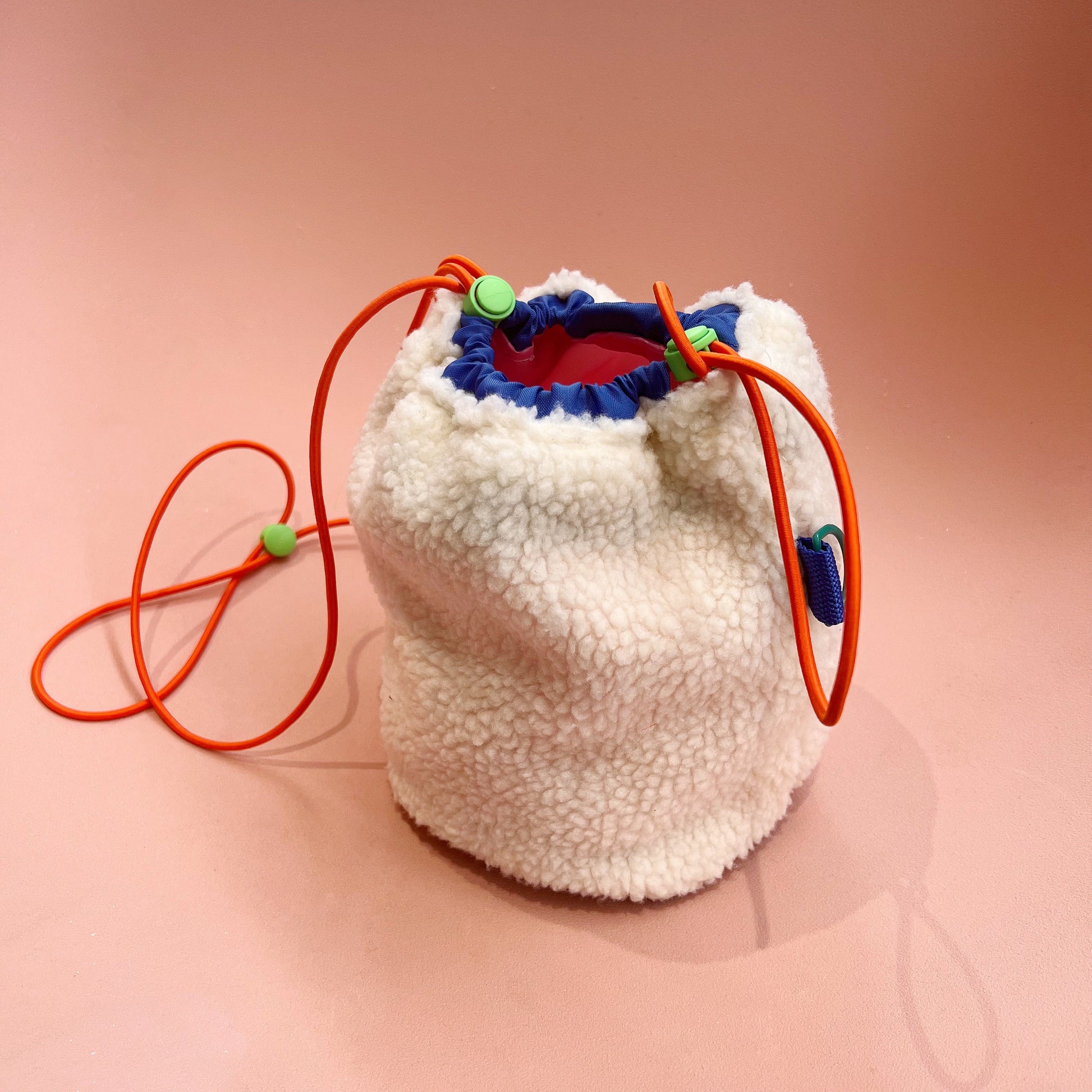 Studio Todd - Fluffy Mini Bucket Bag. Front photo