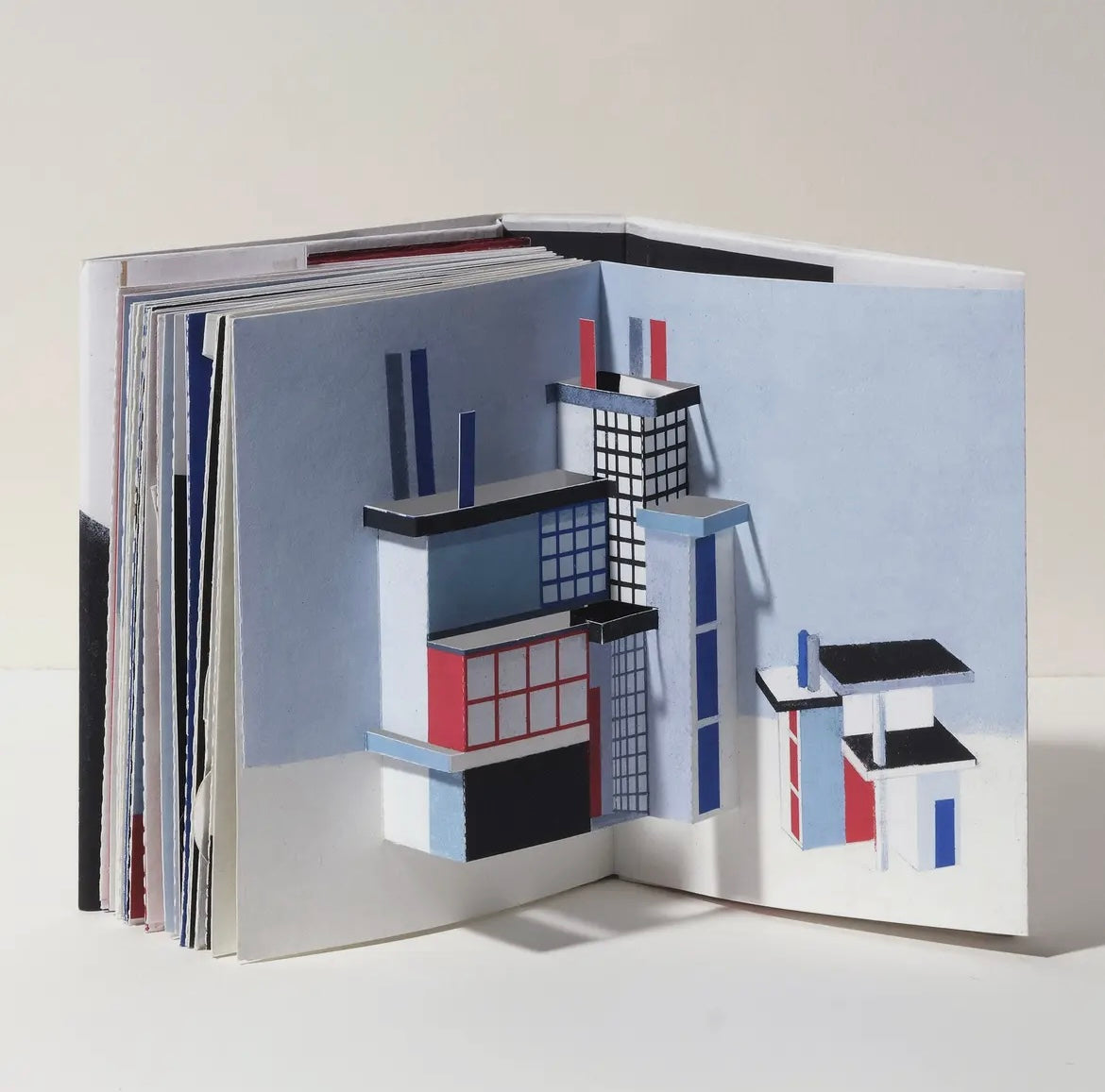 Gérard Lo Monaco - Jeux D'enfance Leporello Pop-Up Book. Inner pop-out page. Factory