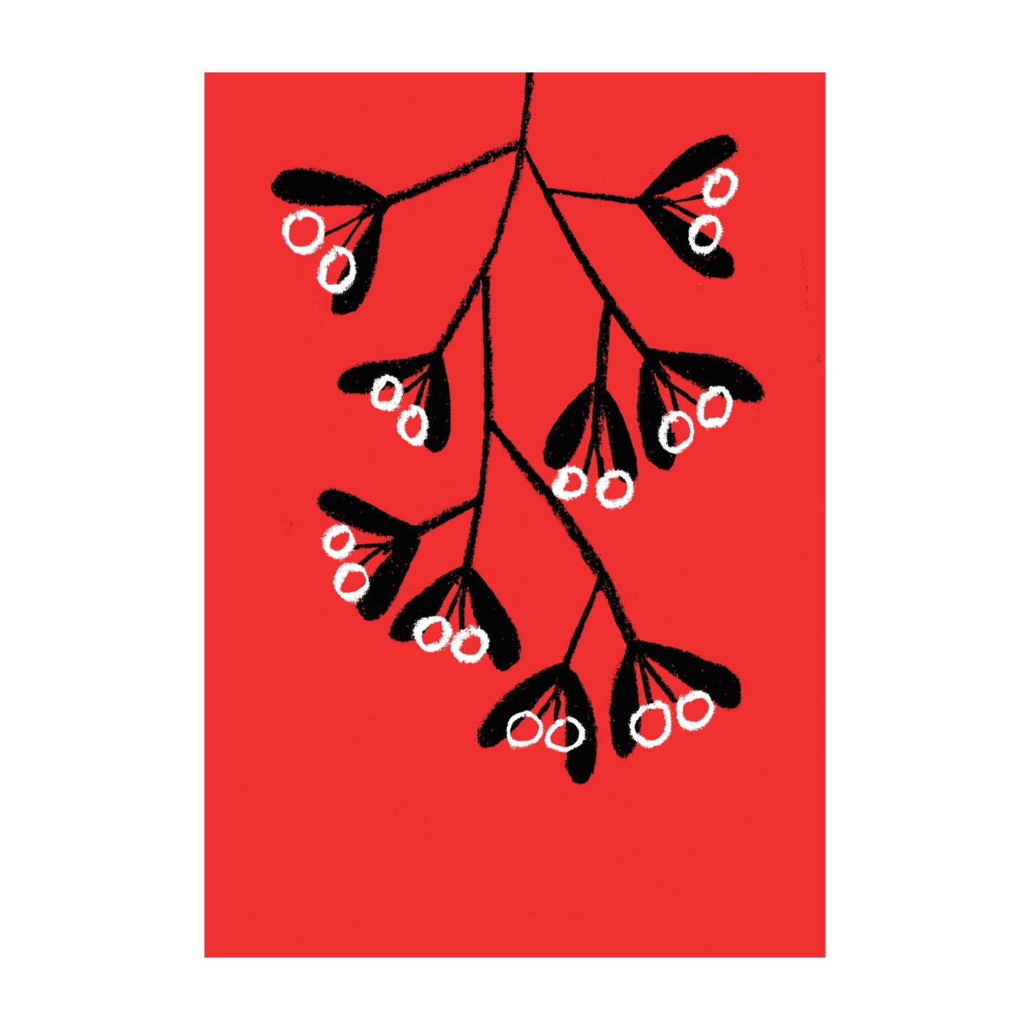 Mistletoe Christmas Card