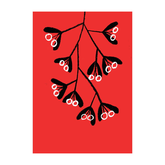 Mistletoe Christmas Card