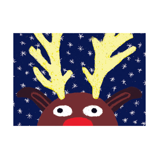 Reindeer Christmas Card