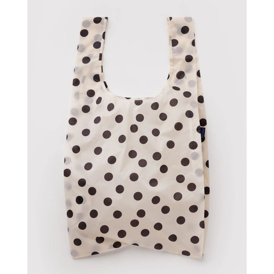 Big BAGGU - Cream & Black Polka Dot