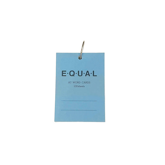 Life Word Card 'Equal' - A7 Plain