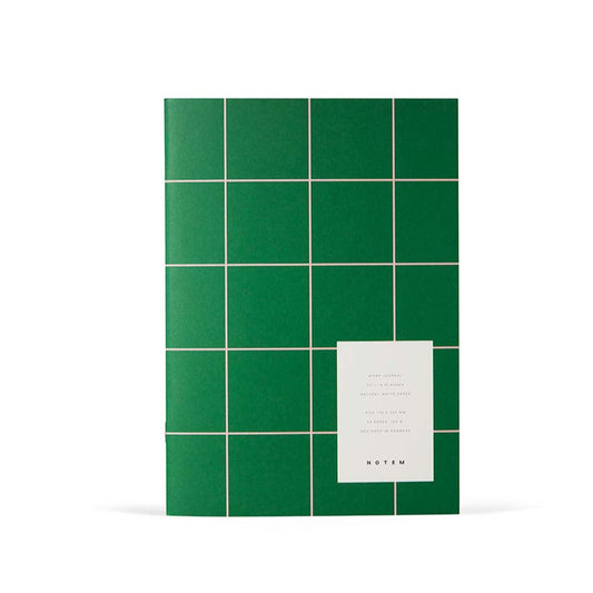 NOTEM Milo Weekly Work Journal - Green & Rose