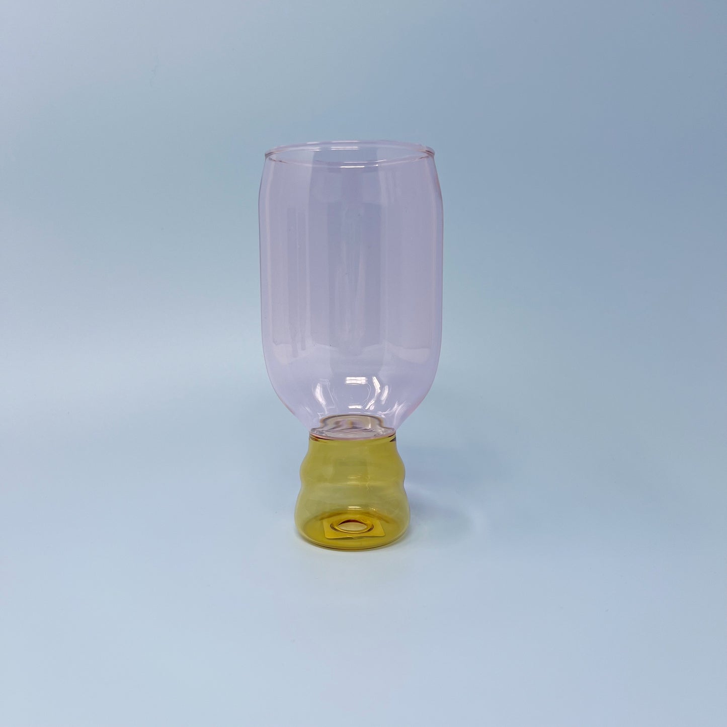 Cocktail Glass - Pink/Yellow