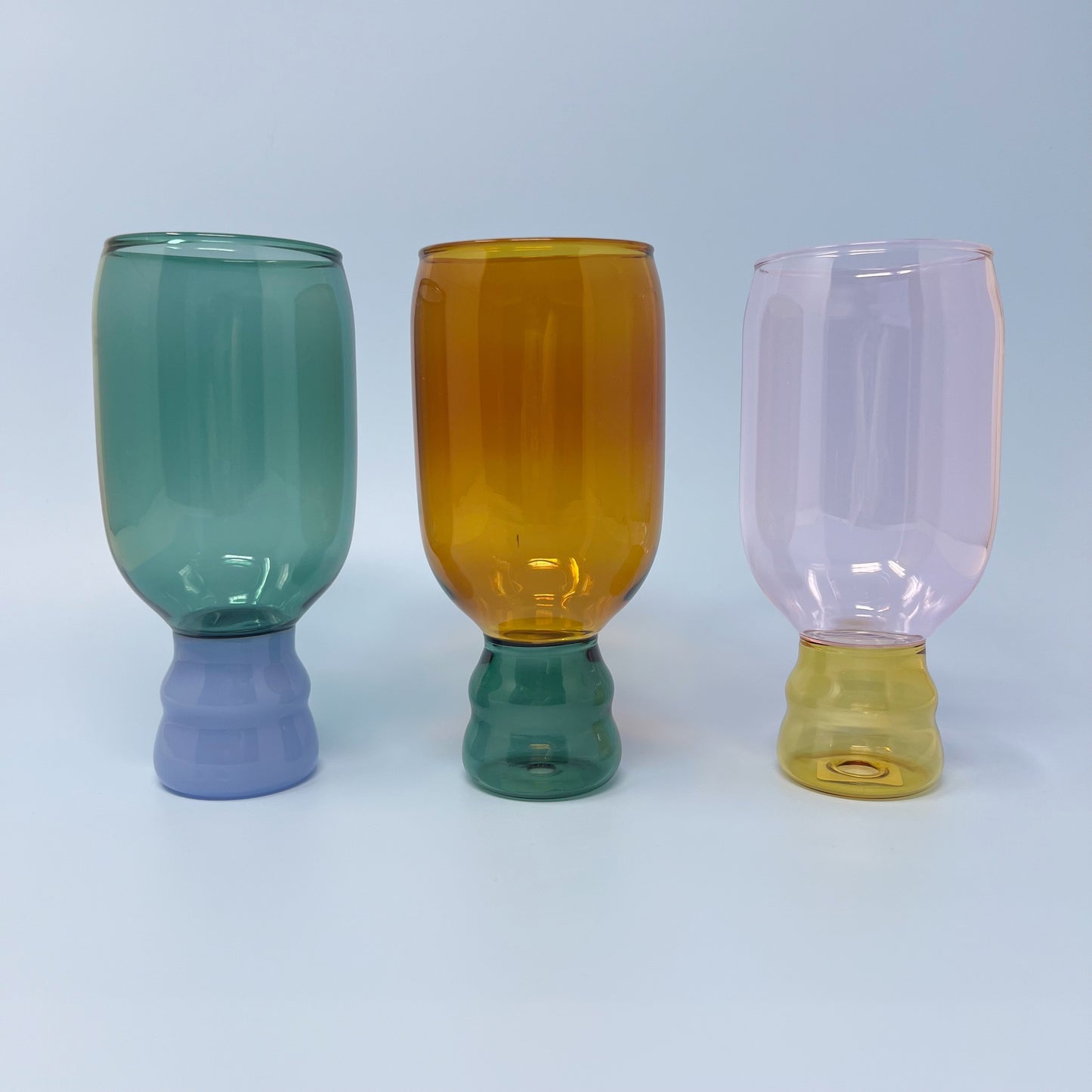 Cocktail Glass - Orange/Green