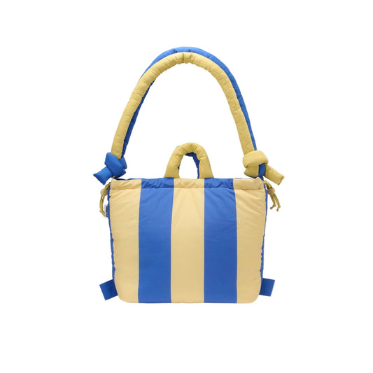 Ona Soft Bag - Cobalt & Lime Stripe