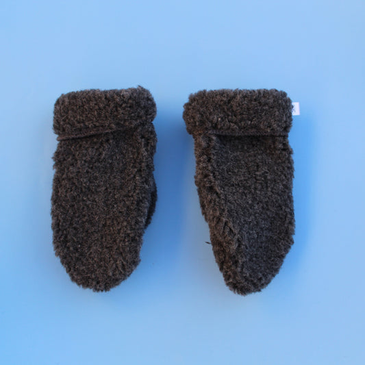 Yoko Wool Mittens - Graphite