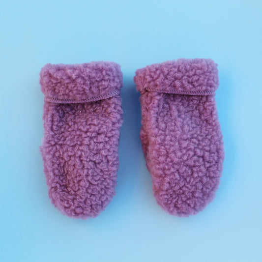 Yoko Wool Mittens - Lilac