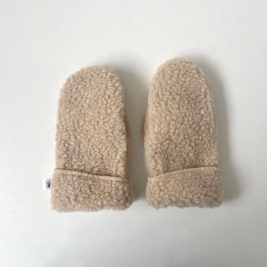 Yoko Wool Mittens - Beige