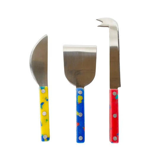 Cheese Knives - Red/Yellow/Blue