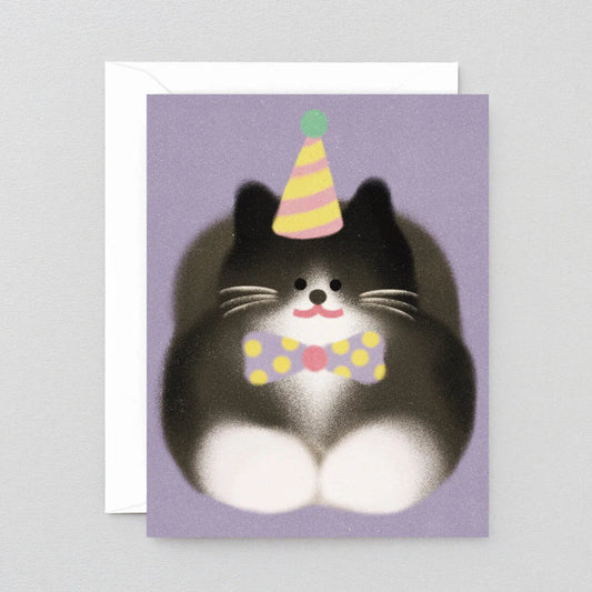 Tuxedo Cat Kids Greeting Card