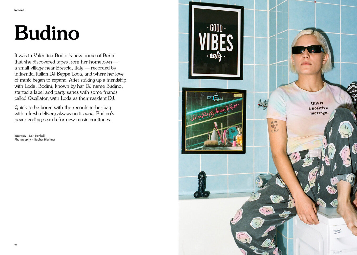 Record Culture Magazine - Issue 7. Page spread