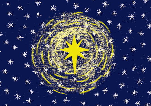 Star Christmas Card