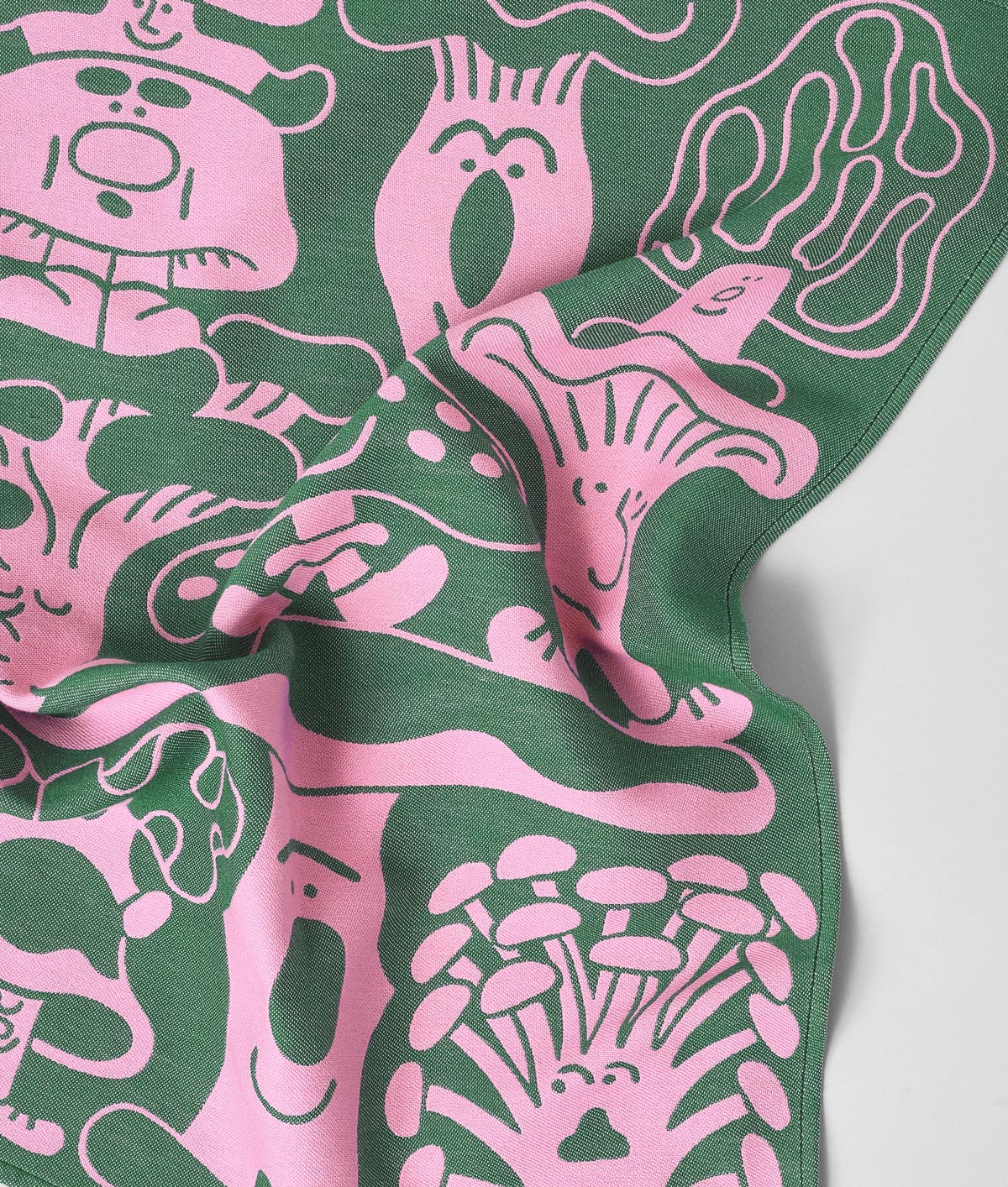 Mushrooms Cotton Tea Towel