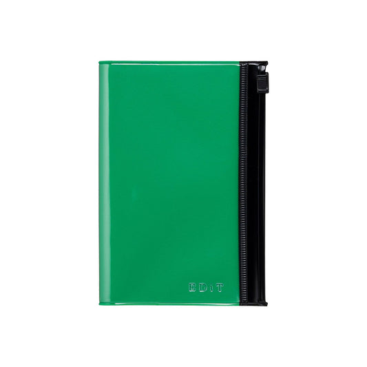 Edit Grid Notebook B7 With PVC Cover - Kelly Green