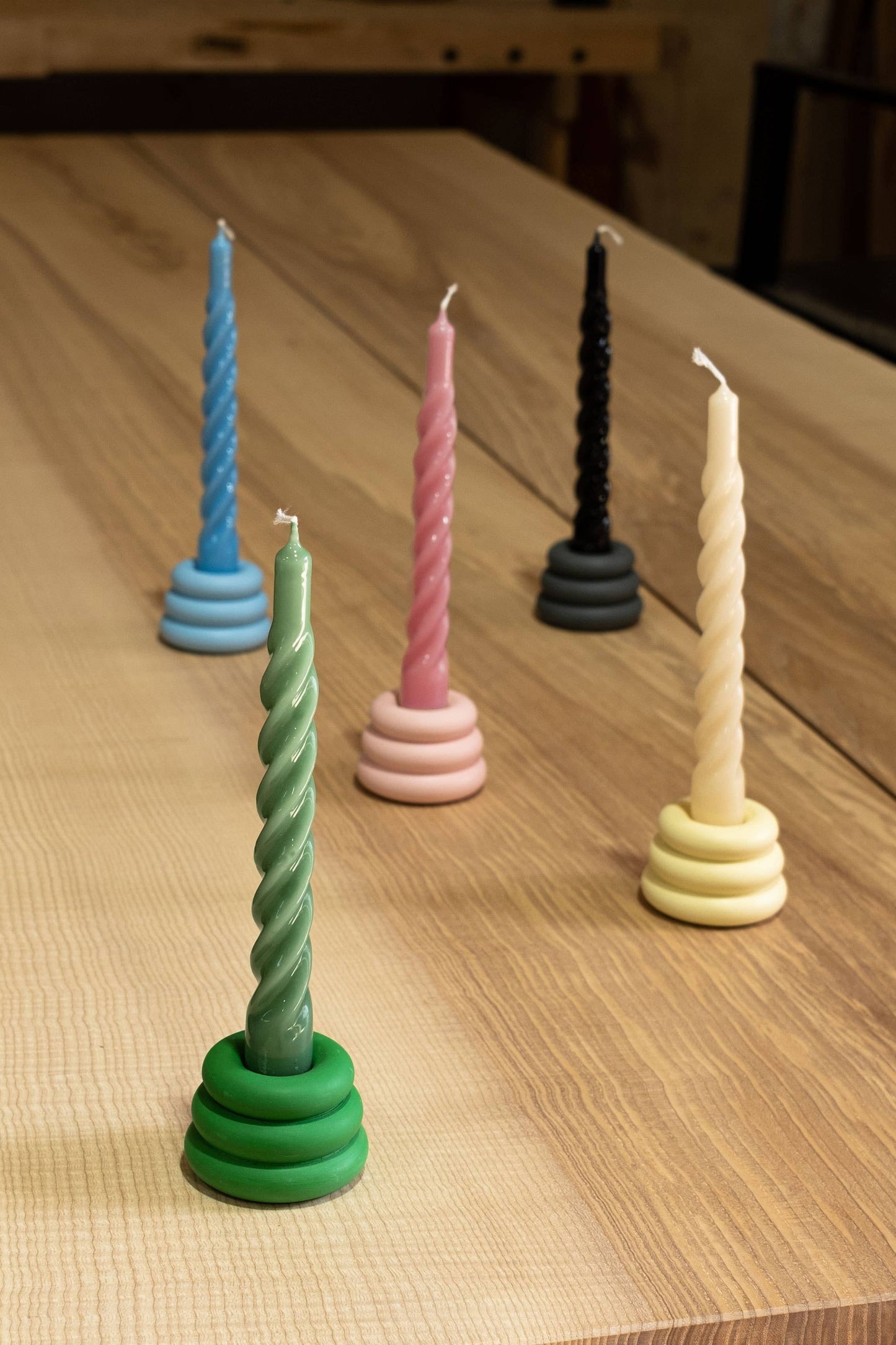 Twisted Gloss Candles