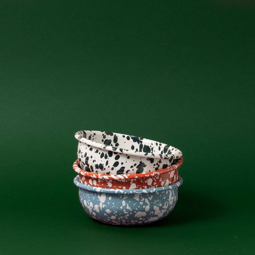Splatter Enamel Bowl - Small