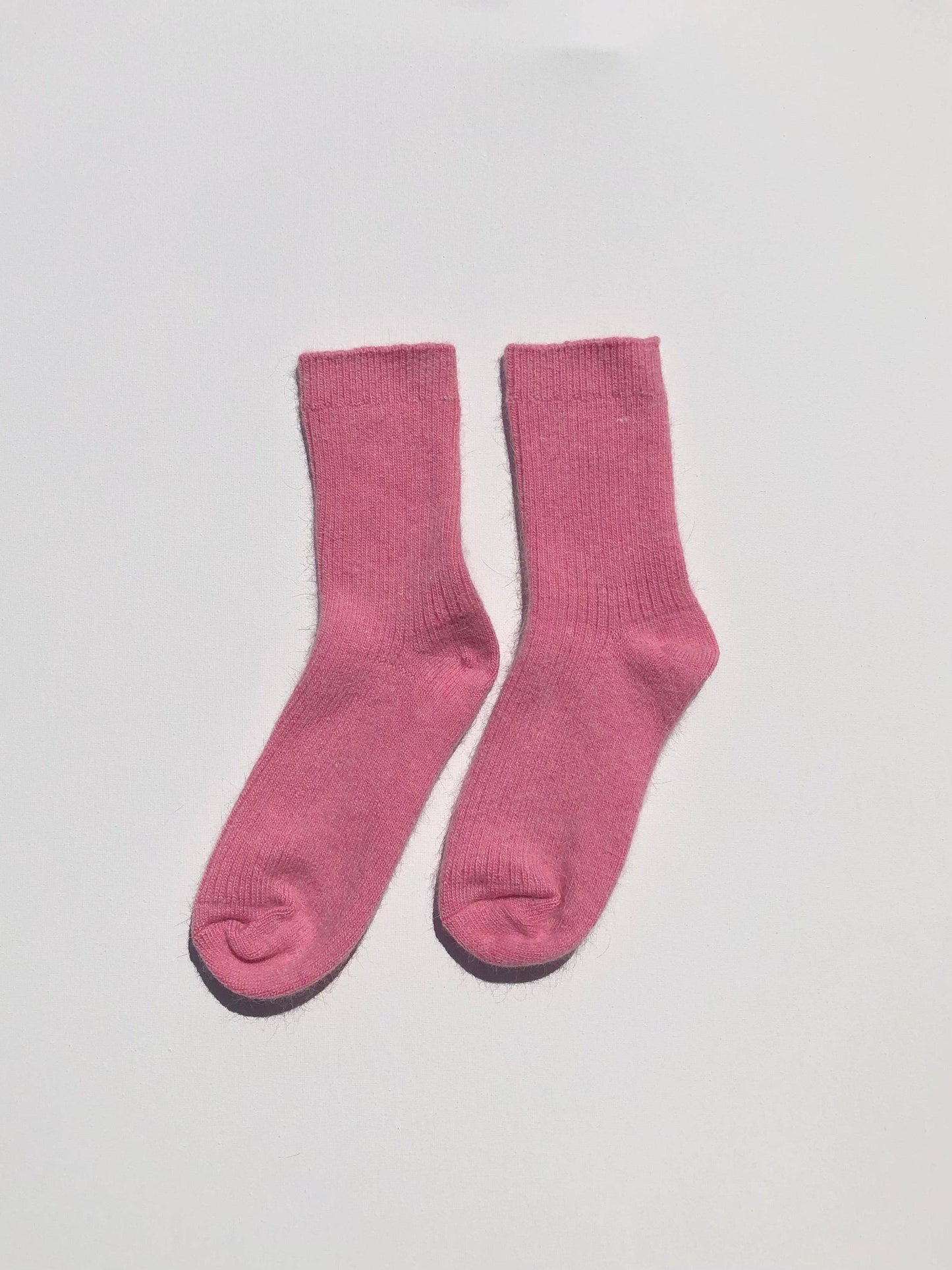 Angora Wool Socks - Tulip