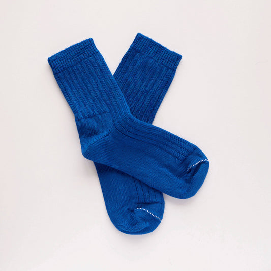 Cobalt Betsy Wool Socks