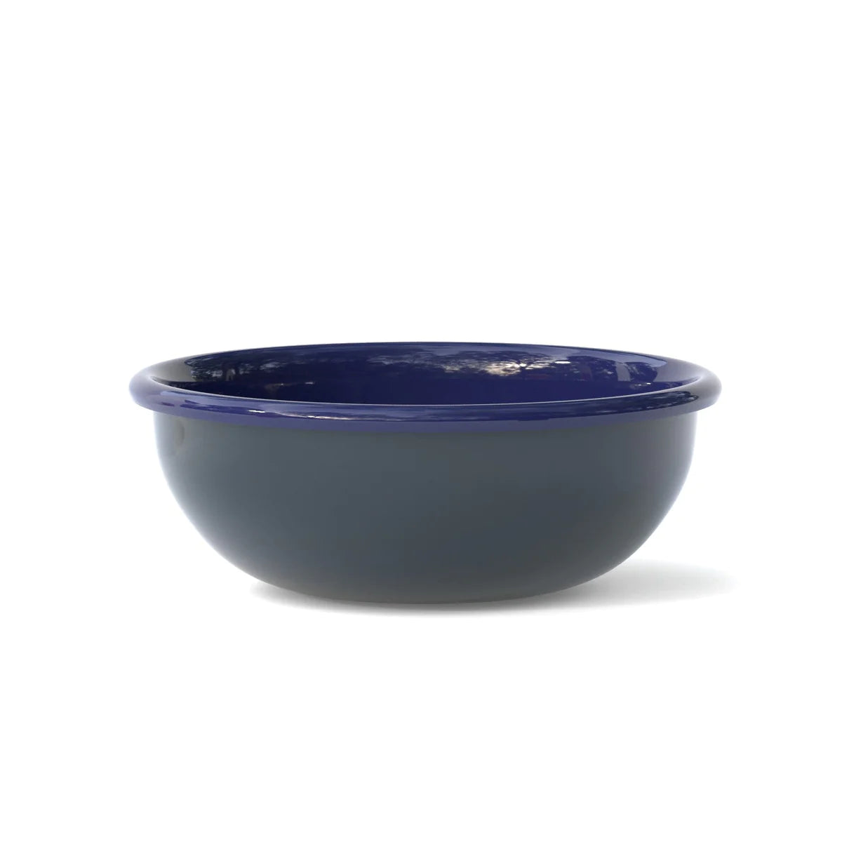 Enamel Cereal Bowl - Blue