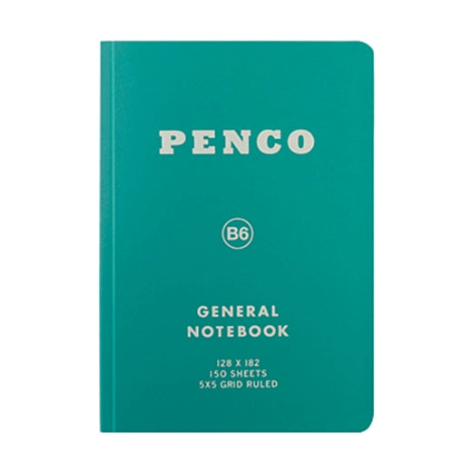 Hightide Penco Soft PP Notebook (Grid B6) - Teal