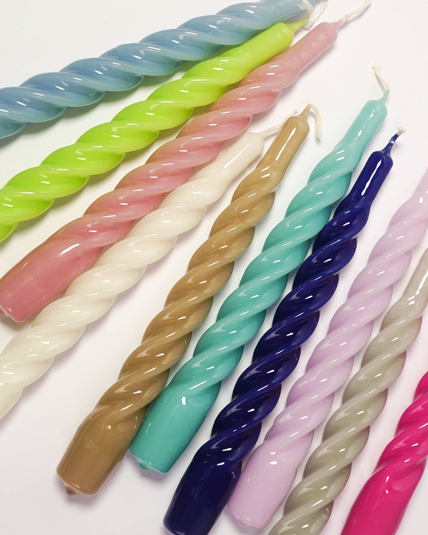 Twisted Gloss Candles