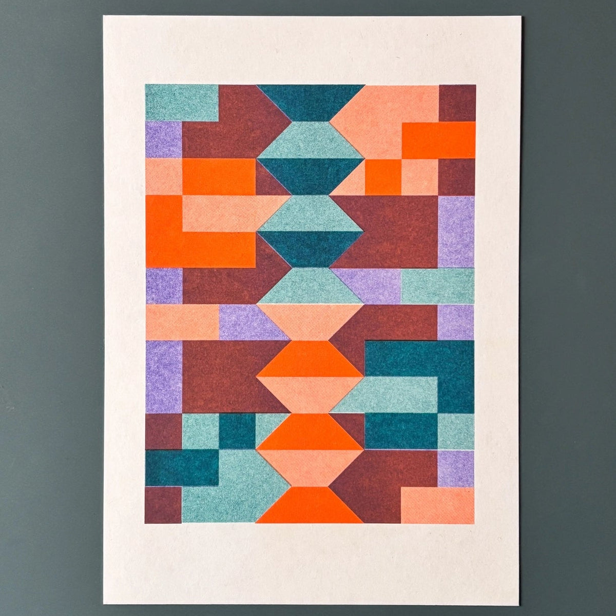 Patchwork - A5 Risograph Print