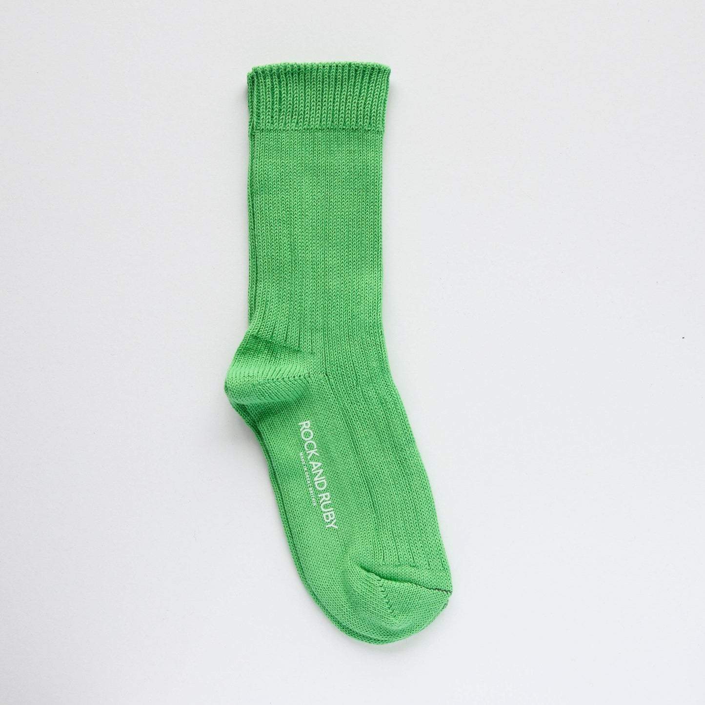 Pea Green Agnes Organic Cotton Socks