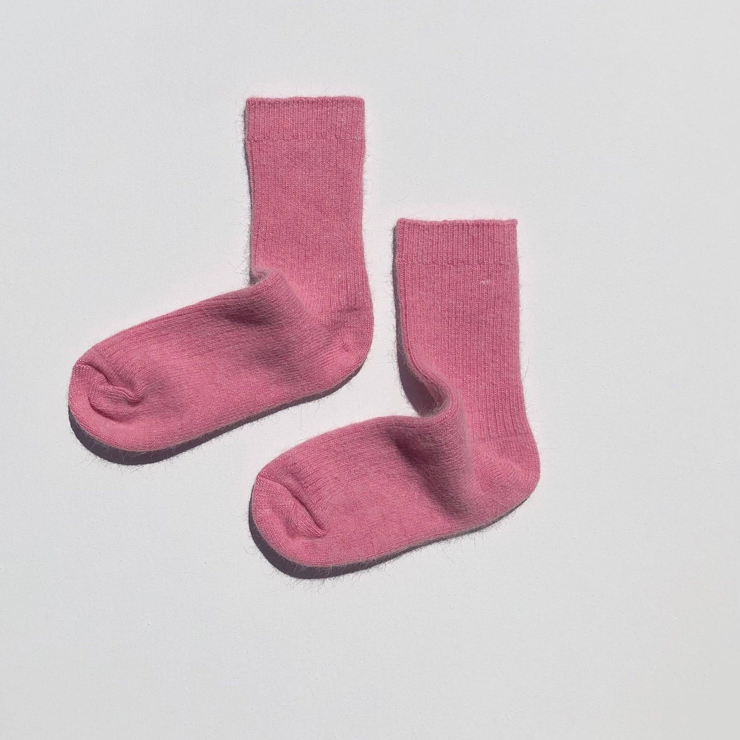 Angora Wool Socks - Tulip