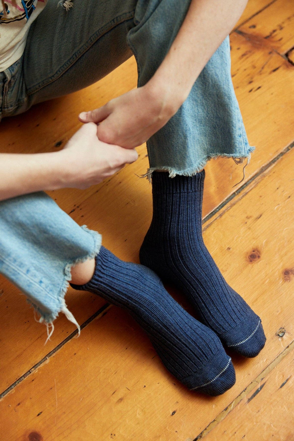 Denim Betsy Wool Socks