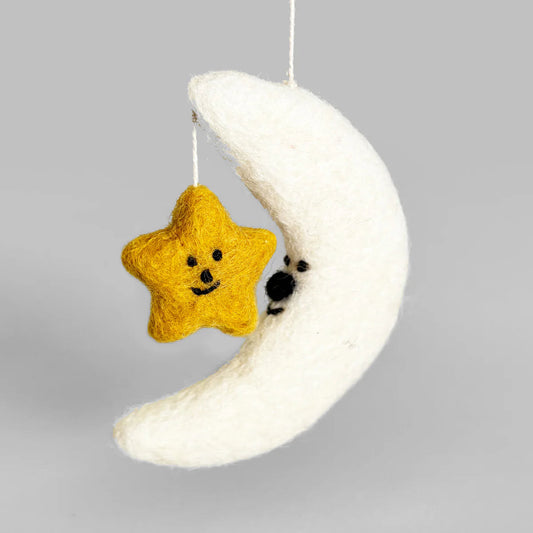 Moon & Star Decoration