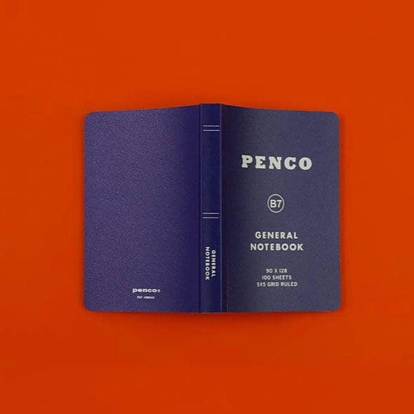 Hightide Penco Soft PP Notebook (Grid B7) - Navy