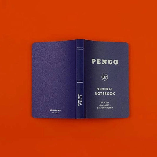 Hightide Penco Soft PP Notebook (Grid B7) - Navy