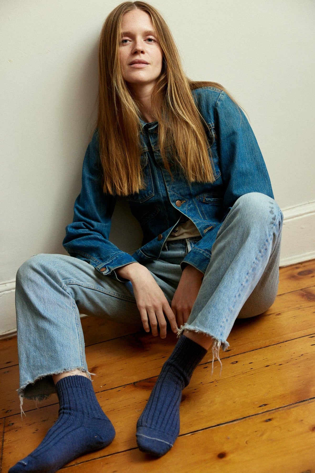 Denim Betsy Wool Socks