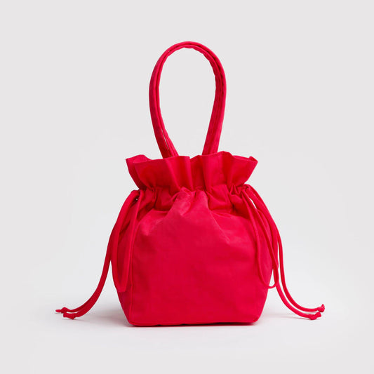 Nylon Drawstring Bag - Candy Apple