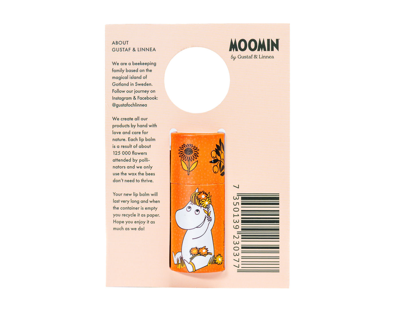 Moomin by G&L - Lip balm with orange flavor