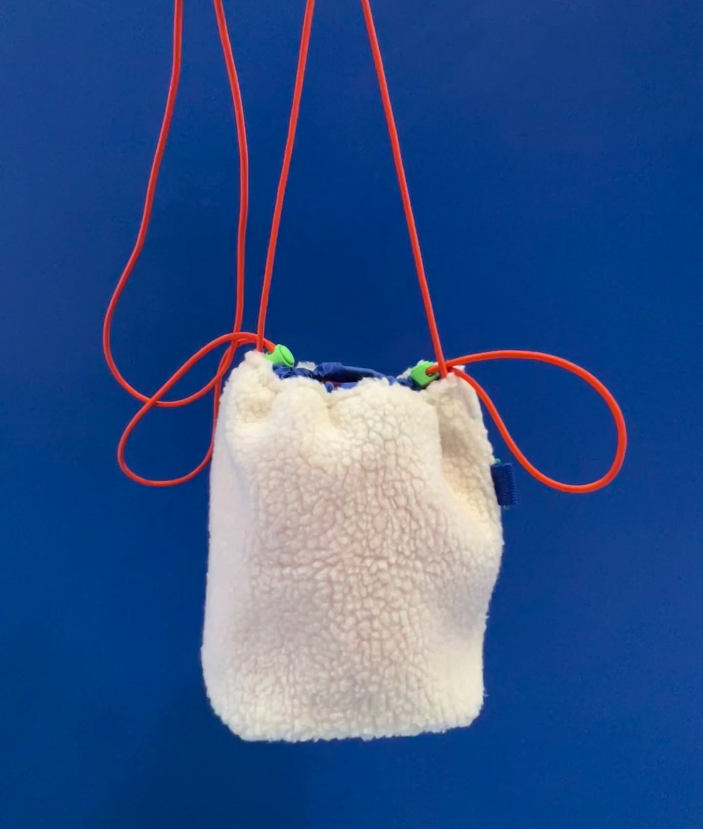 Studio Todd - Fluffy Mini Bucket Bag. Front, Video