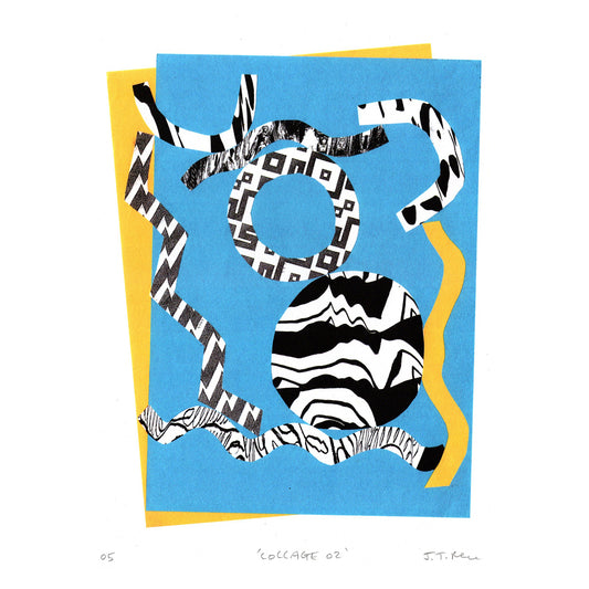 Collage Patterns Print