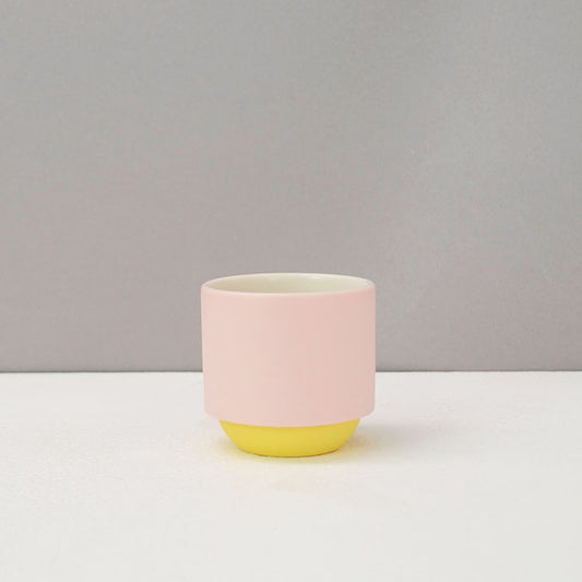 Small Stacking Vessel: Yellow & Pink - Alice Duck