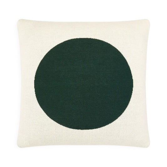 Cotton Knit Cushion - Forest
