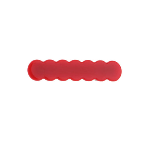 Worm Shape Clip - Red