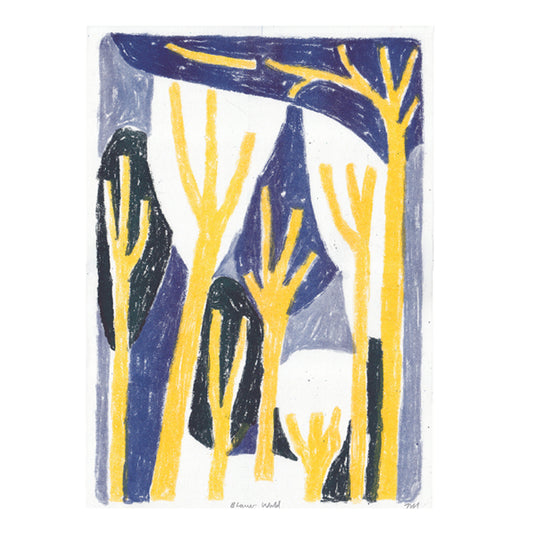 Blauer Wald Print - John Molesworth