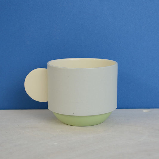 Large Mug With Green Base - Alice Duck