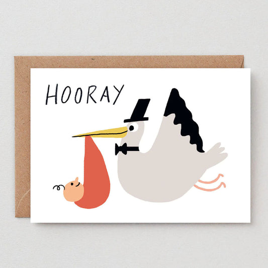 Hooray Baby Card